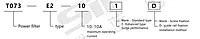 SiRON T073-E Series High surge suppression capability Guide Rail Filter
