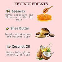 Harsha Naturals Lip Balm - Pink - Chopstick