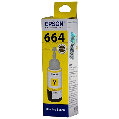 Epson Ink Bottle T664 Yellow