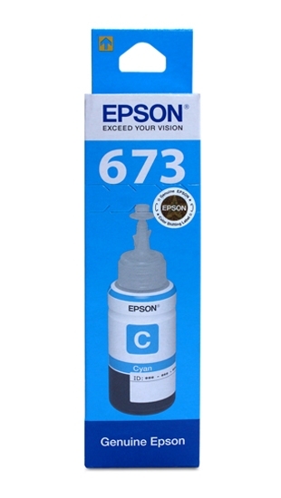 Epson Ink Bottle T673 Cyan