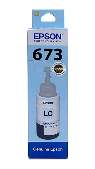 Epson Ink Bottle T673 Light Cyan