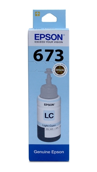 Epson Ink Bottle T673 Light Cyan