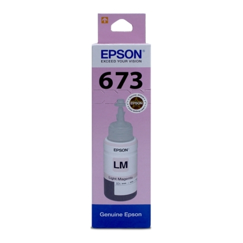 Epson Ink Bottle T673 Light Magenta