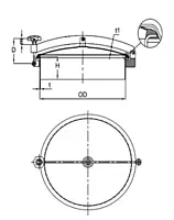 TANK MANHOLE COVER