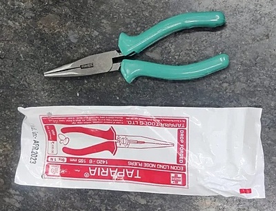 TAPARIA Long Nose Pliers Insulated Econ 205mm 2B 1420-6