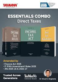 TAXMANN DIRECT TAXES COMBO OF INCOME TAX ACT, INCOME TAX RULES AND DIRECT TAXES READY RECKONER