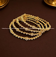 Diamond Alike Bangles Sizes 2.4, 2.6, 2.8 (TJH 336)