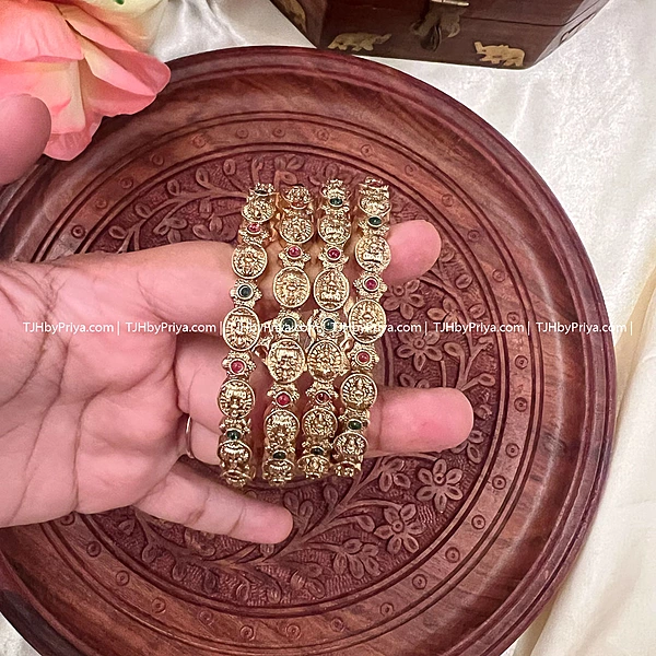 Traditional Bangles 4 Bangles Set Size 2.4 (TJH 349)