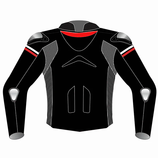 TBG GP Leather Jacket - Black