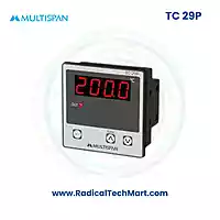 Multispan TC-29P & TC-49P Single Display PID Temperature Controller | Relay + SSR Output