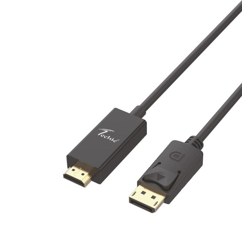Techie DP to HDMI 4K Cable 1.8M (TCDH1)