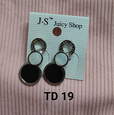 Onyx Black Colour | Alloy Material | Push Back Closure | Artificial Stone Earrings | Fashion Drop Earrings For Women & Girls