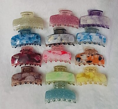 EMPERIA (5 pcs) Hair Clips for Women & Girls - Clutcher Clutches Claw Clip Accessories - Random Colours - Stylish, Fashional EMPERIA (5 pcs) Hair Clips for Women & Girls - Clutcher Clutches Claw Clip Accessories - Random Colours - Stylish, Fashional