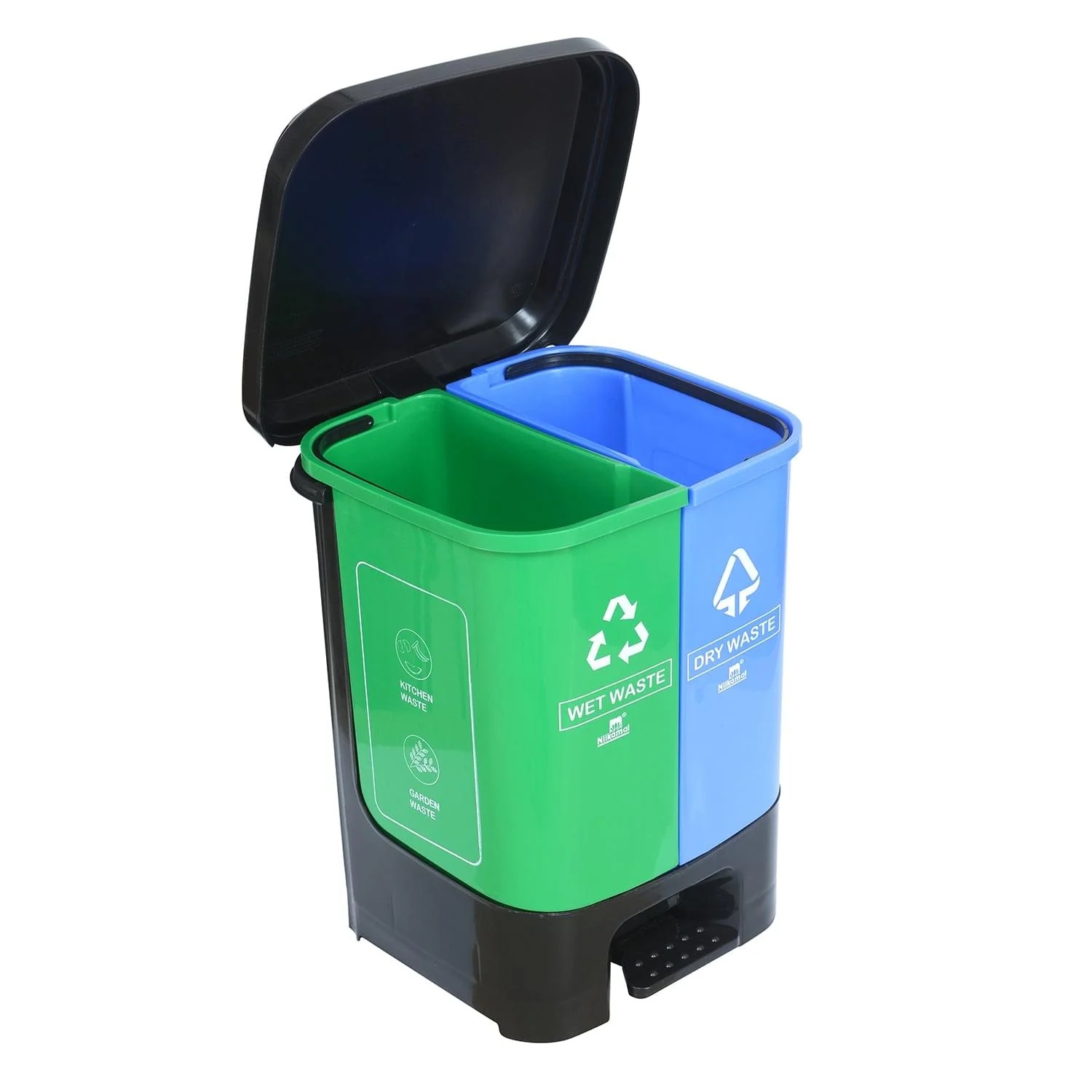 Nilkamal 10 Liter Twin Dustbin