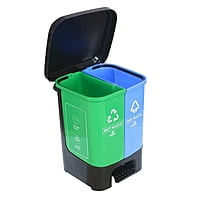 Nilkamal 10 Liter Twin Dustbin