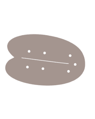 MADORED Internal Nasal Splint TEFLON BIVALVE