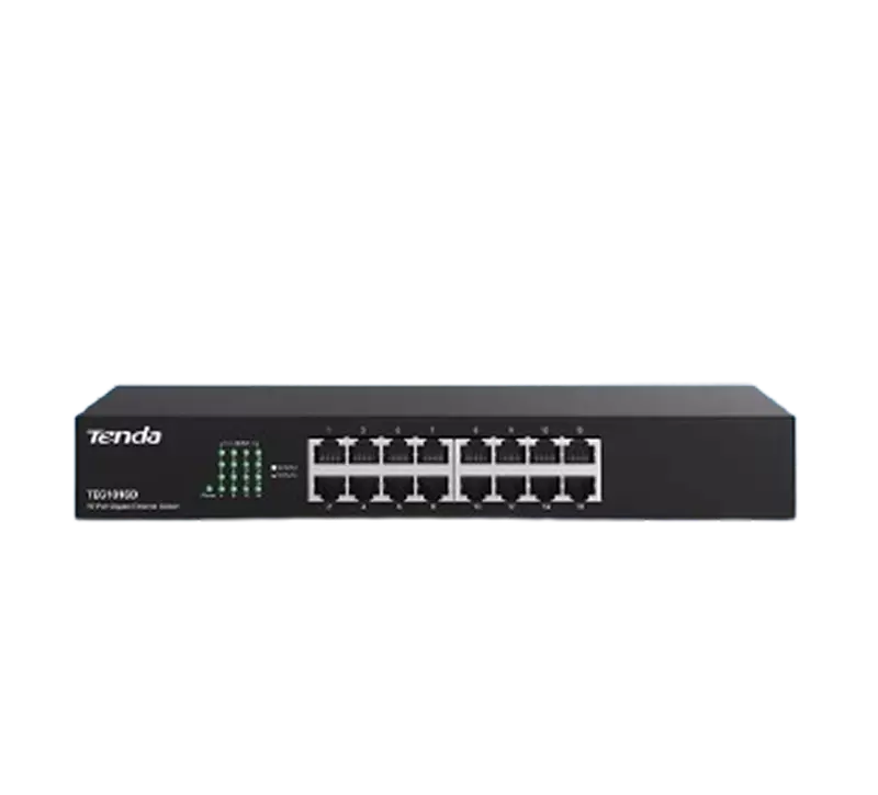 TENDA SWITCH 16 PORT GIGABIT TEG1016D RACK MOUNT