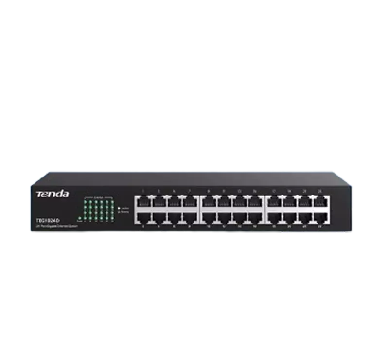 TENDA SWITCH 24 PORT GIGABIT TEG1024D RACK MOUNT