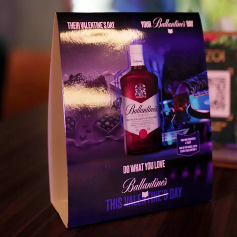 TENT CARD & COASTER