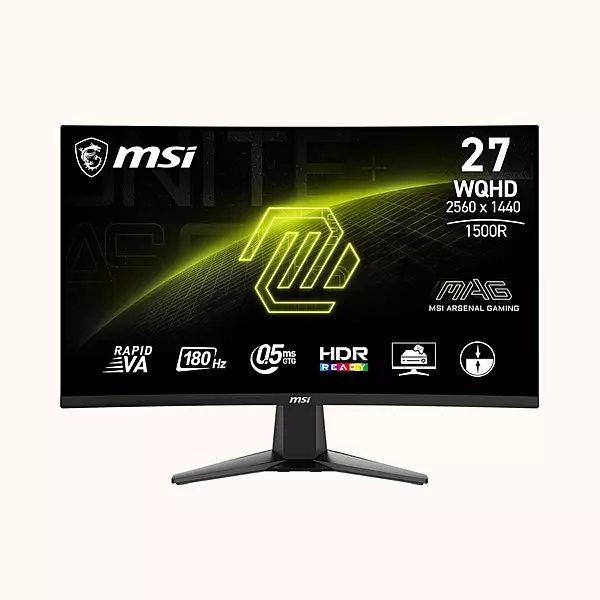 MSI, 27 Inch, 180Hz Refresh Rate Monitor, MAG 27CQ6F