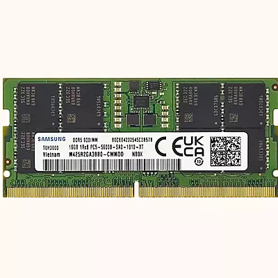 SAMSUNG DDR5 5600MHz PC5 SODIMM 1Rx8 CL40 16GB RAM (M425R2GA3BB0)