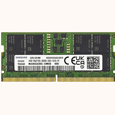 SAMSUNG DDR5 5600MHz PC5 SODIMM 1Rx8 CL40 16GB RAM (M425R2GA3BB0)