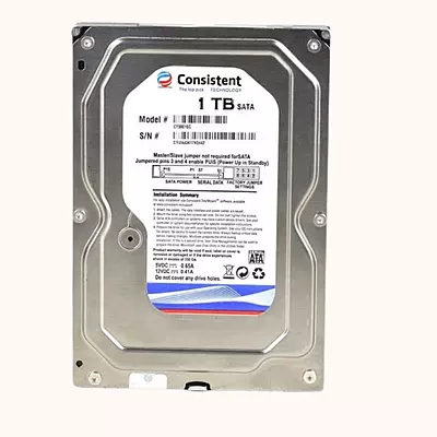 Consistent 1 TB Desktop Internal Hard Disk Drive CT3001SC