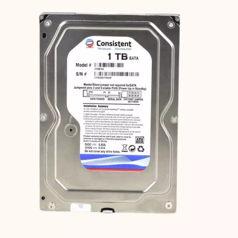Consistent 1 TB Desktop Internal Hard Disk Drive CT3001SC