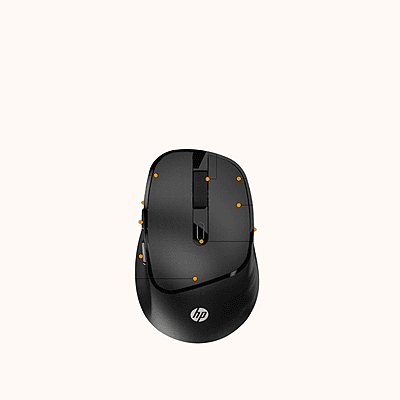 Open Box HP M120 /6 programm. buttons,1 AA battery gives upto 12 months life,upto 1600 DPI Wireless Mechanical Mouse