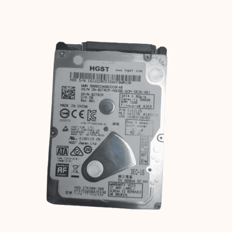 Open Box Hitachi SATA Laptop Hardisk 500GB (0J43115)