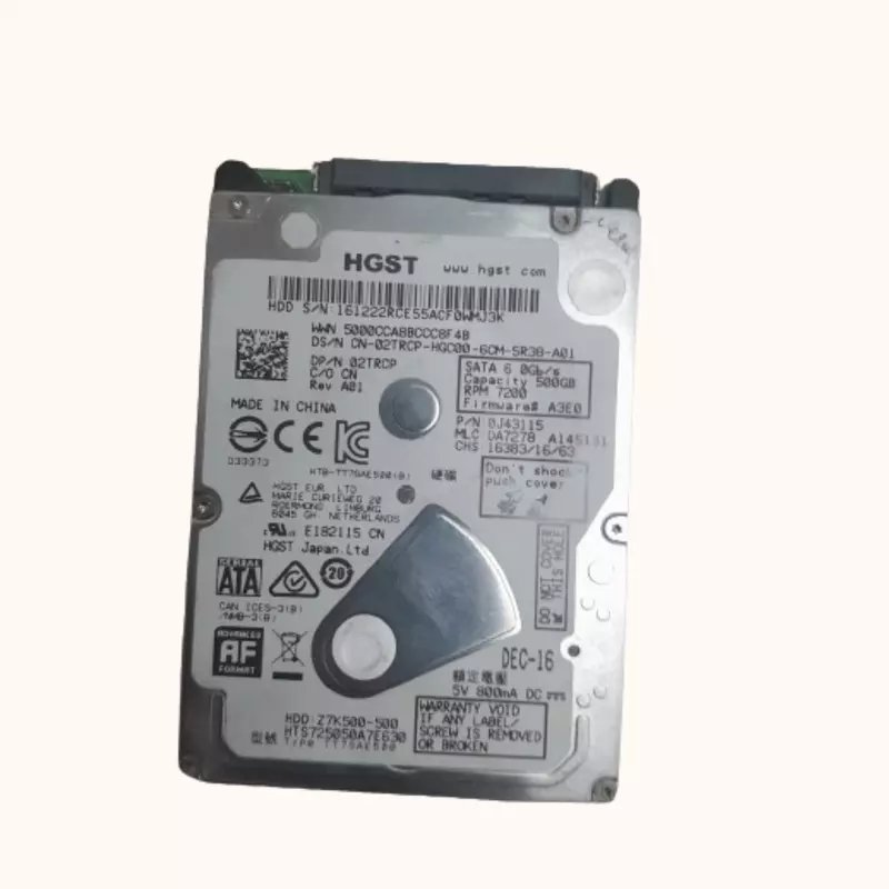 Open Box Hitachi SATA Laptop Hardisk 500GB (0J43115)