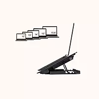 Lapcare Chill Mate Laptop Stand Cooler Black, DCX-A101