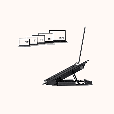 Lapcare Chill Mate Laptop Stand Cooler Black, DCX-A101