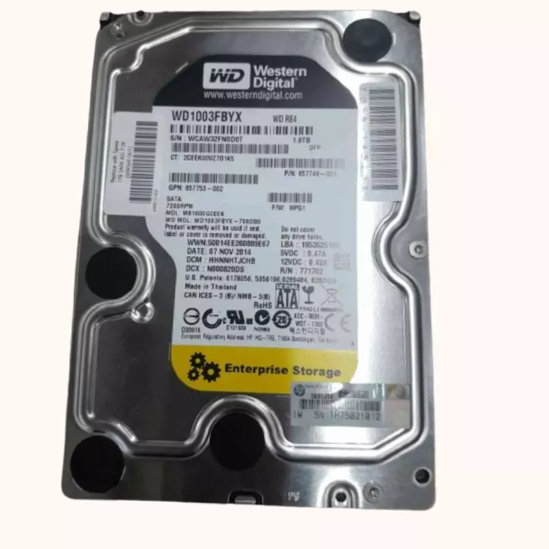 Refurbished WD Enterprise Storage 1TB (WD1003FBYX))