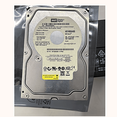 Refurbished WD HDD DESKTOP 160GB (WD1600AABS)