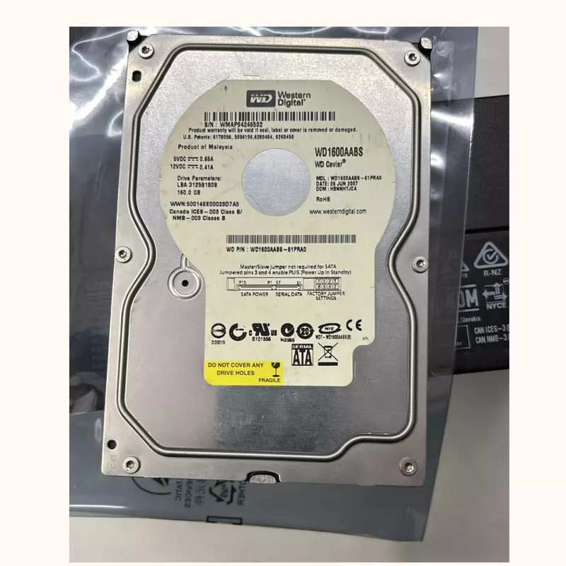 Refurbished WD HDD DESKTOP 160GB (WD1600AABS)