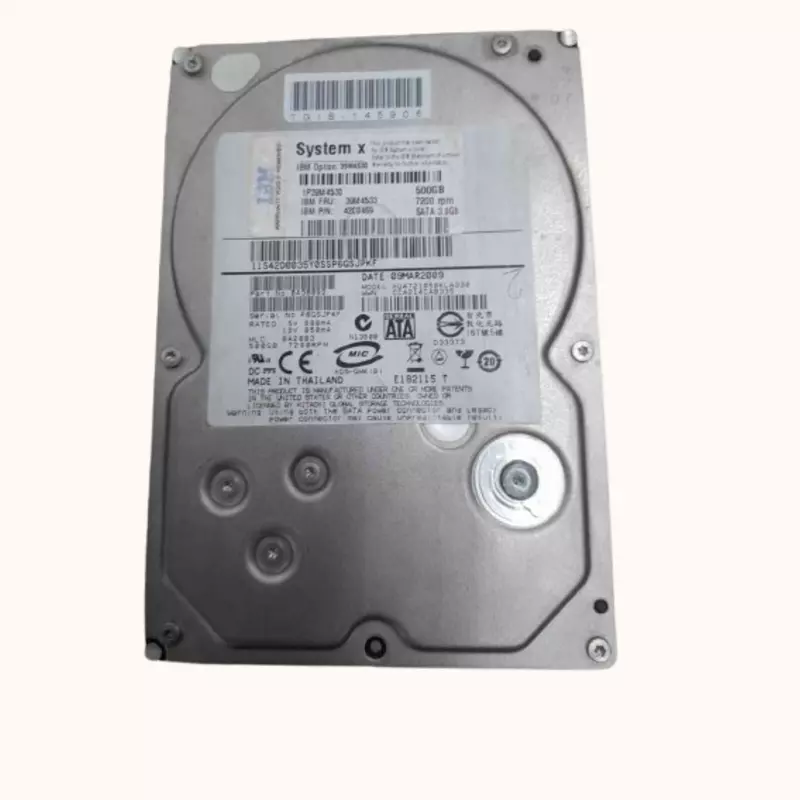 Refurbished IBM Hardisk Desktop -500GB (39M4533)