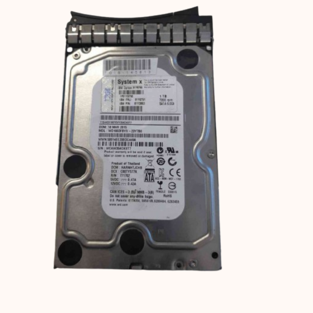 Refurbished IBM 1TB SATA Hard Drive (WD1003FBYX-23Y7B0)