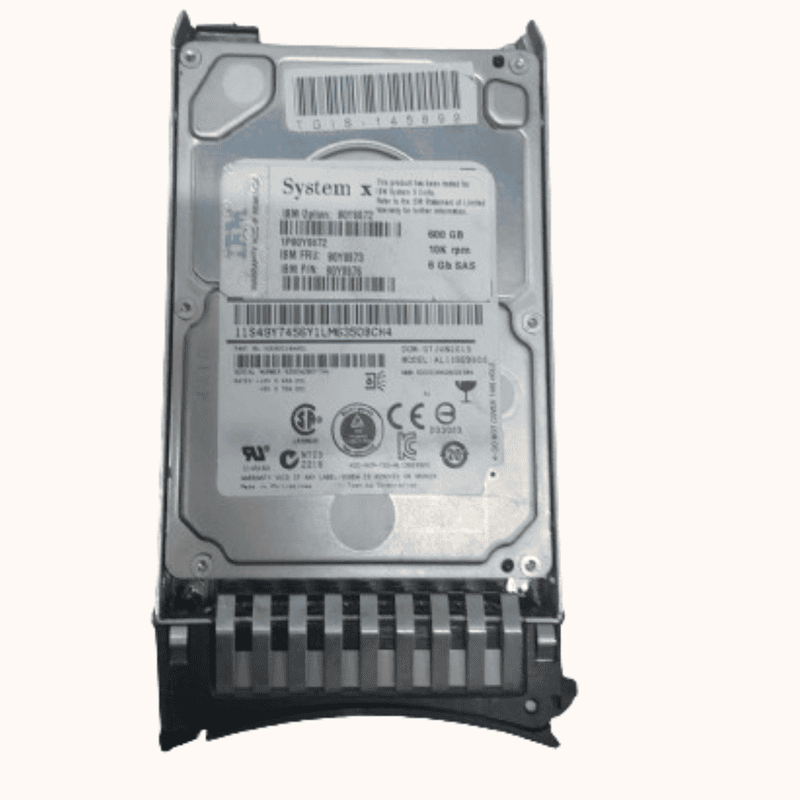 Refurbished IBM 600GB 10K 6G 2.5in SAS Hard Drive (90Y8873)