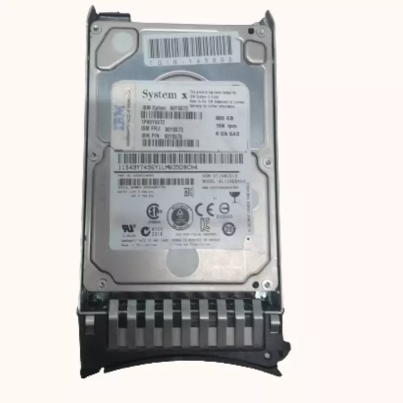 Refurbished IBM 600GB 10K 6G 2.5in SAS Hard Drive (90Y8873)