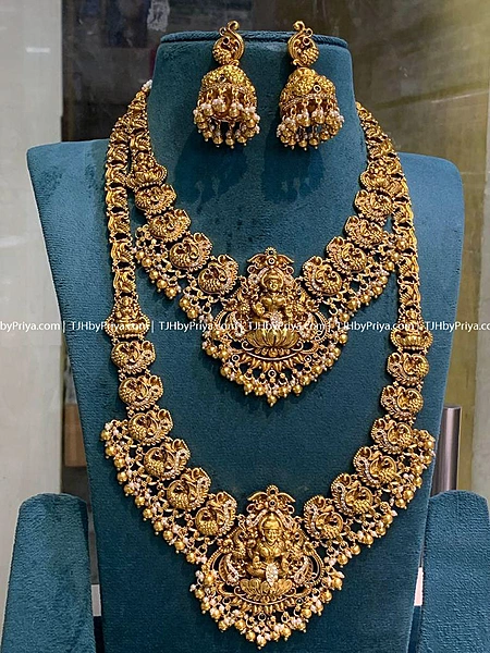Bridemaid Short And Long Premium Gold Alike Set (TJH 436)