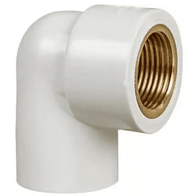 TH. Elbow (Brass), 20*15mm, 3/4*1/2(Inch), Supreme Aqua Gold uPVC High Pressure Plumbing System