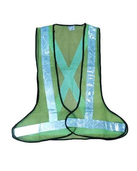 THREE SIDE OPEN JACKET, WHITE REFLECTIVE TAPE