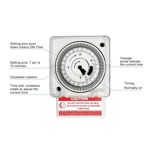 FM/1 QT Quartz Analog Daily Timer Switch, 240V Programmable Dial