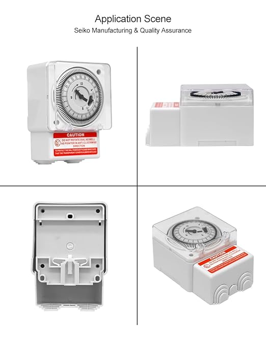 FM/1 QT Quartz Analog Daily Timer Switch, 240V Programmable Dial