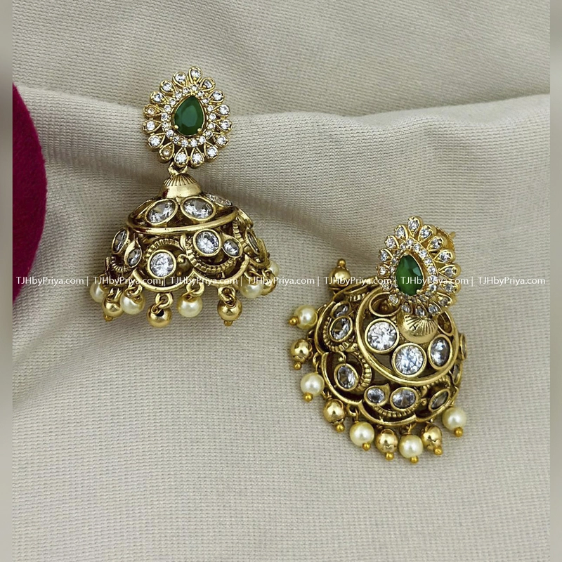 Premium Jumkas With Stones