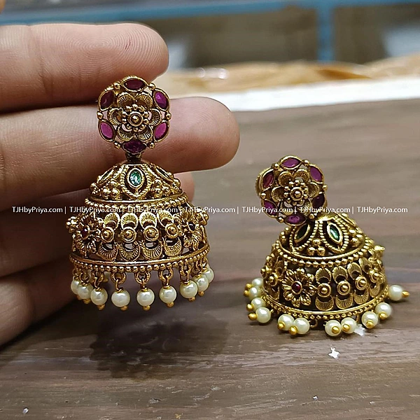 Traditional Non Idol Jumkas (SKU- 277)