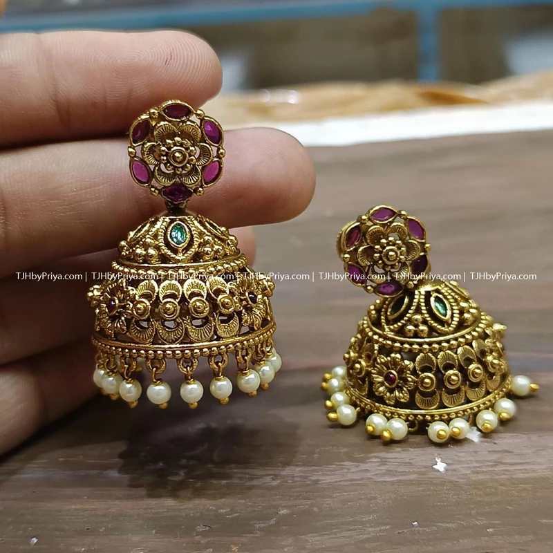 Traditional Non Idol Jumkas (SKU- 277)