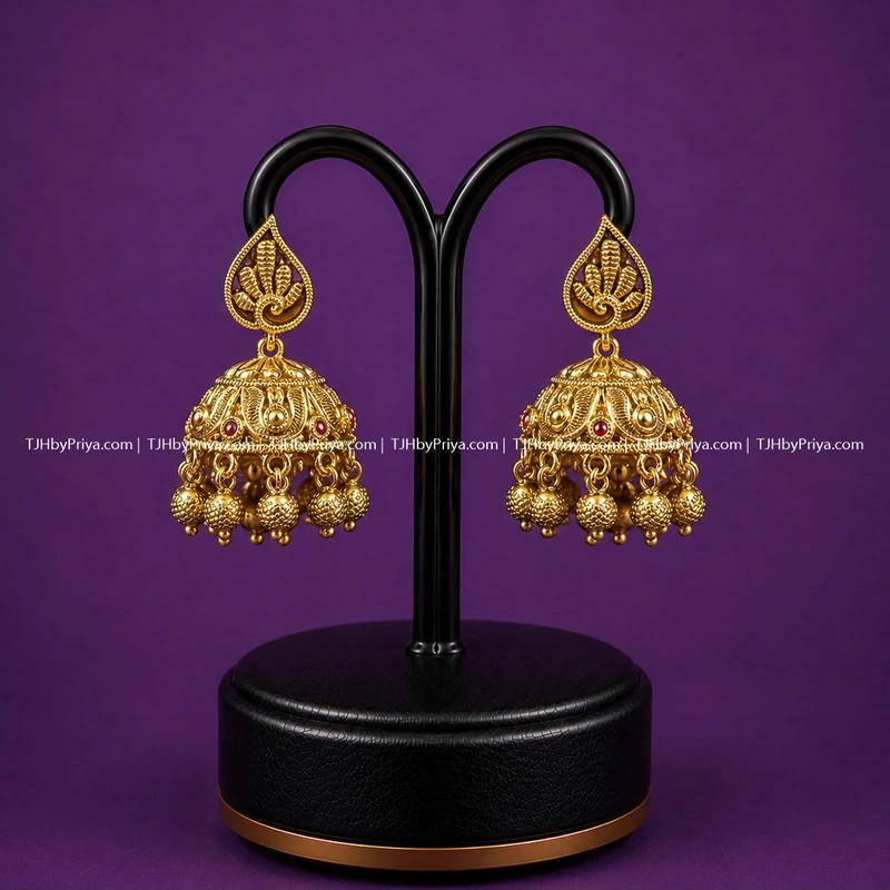 Traditional Non Idol Jumkas (SKU- 278)