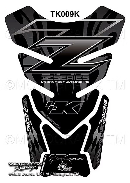 Motografix Kawasaki Series Motorcycle Tank Pad Protector 3D Gel (TK009K) Motografix Kawasaki Series Motorcycle Tank Pad Protector 3D Gel (TK009K)